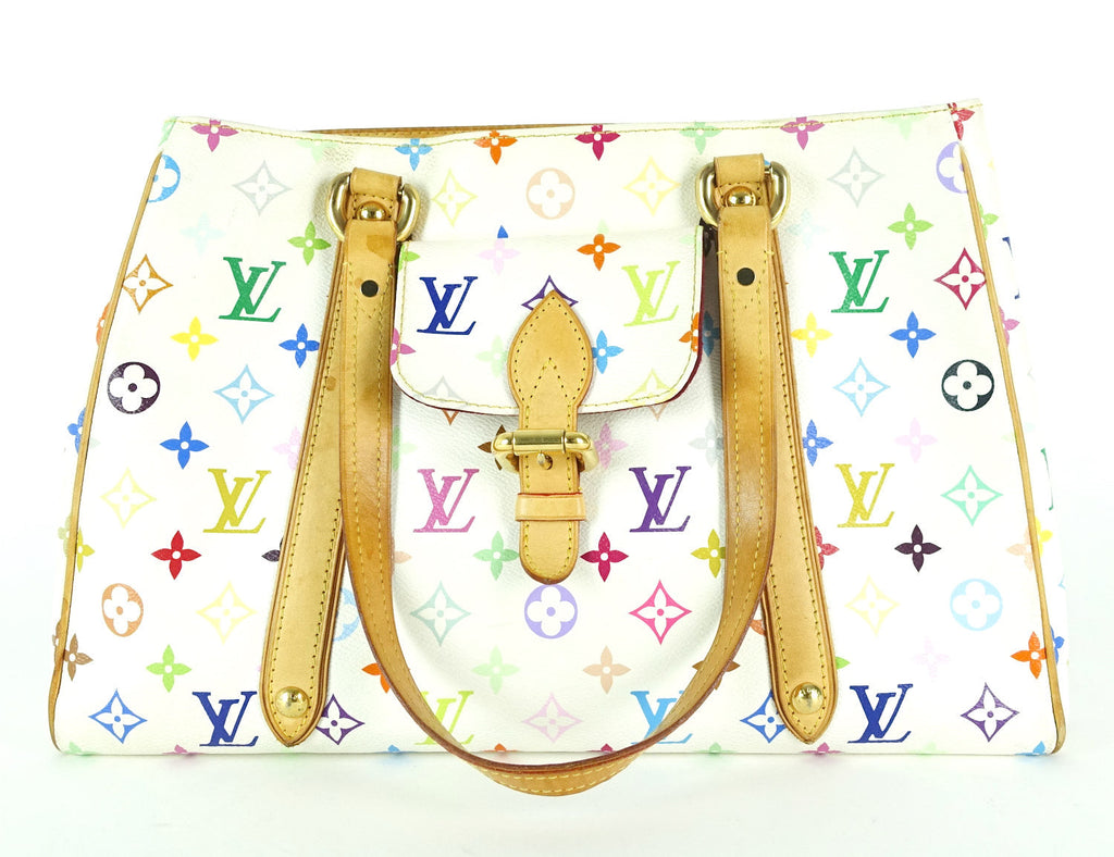 Louis Vuitto Aurelia MM Multicolore Monogram Canvas Tote Bag
