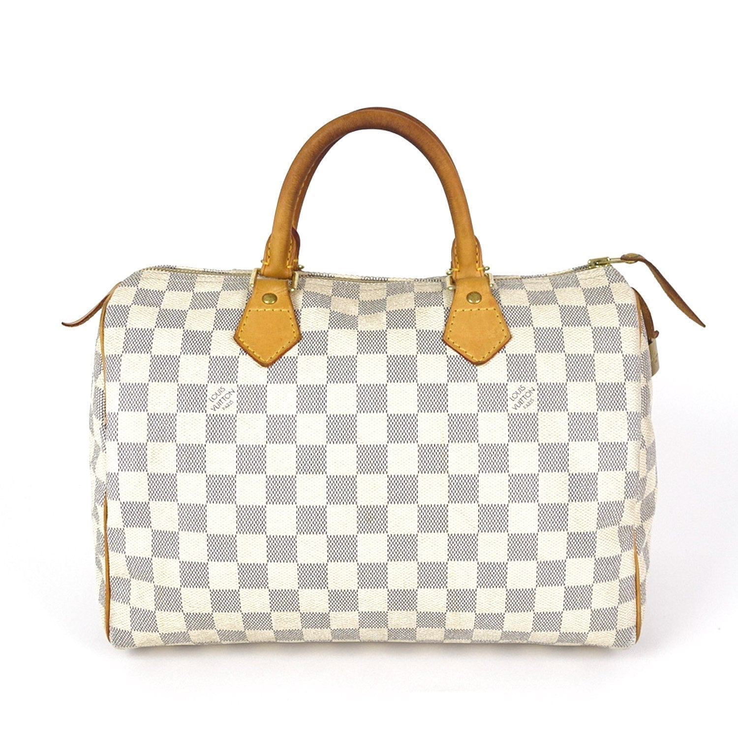Louis Vuitto Speedy 30 Damier Azur Canvas City Handbag
