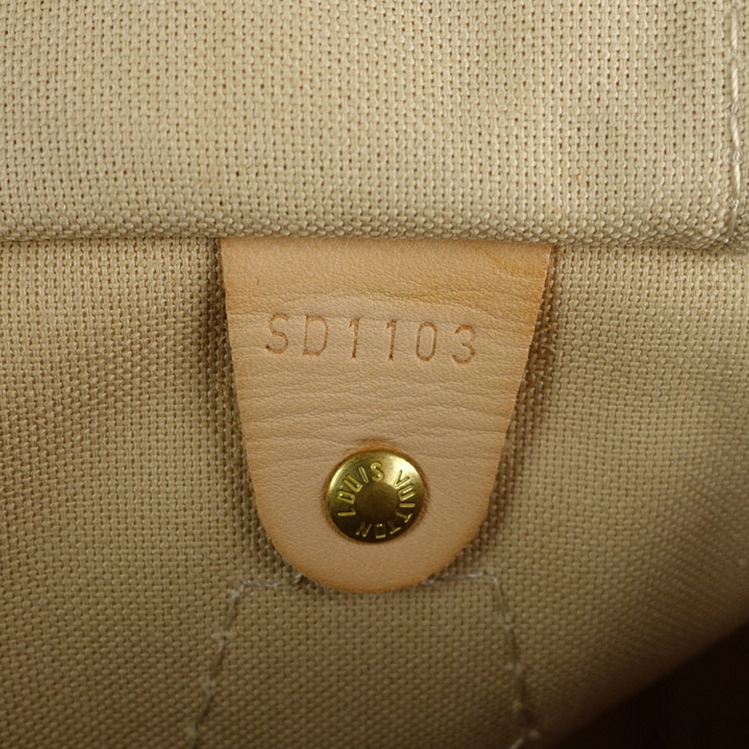 Louis Vuitto Speedy 30 Damier Azur Canvas City Handbag