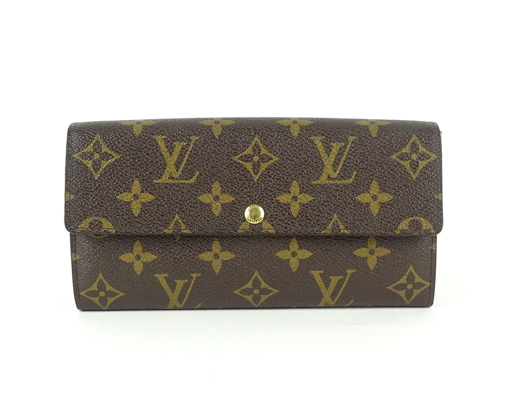 Louis Vuitto Sarah Monogram Canvas Wallet