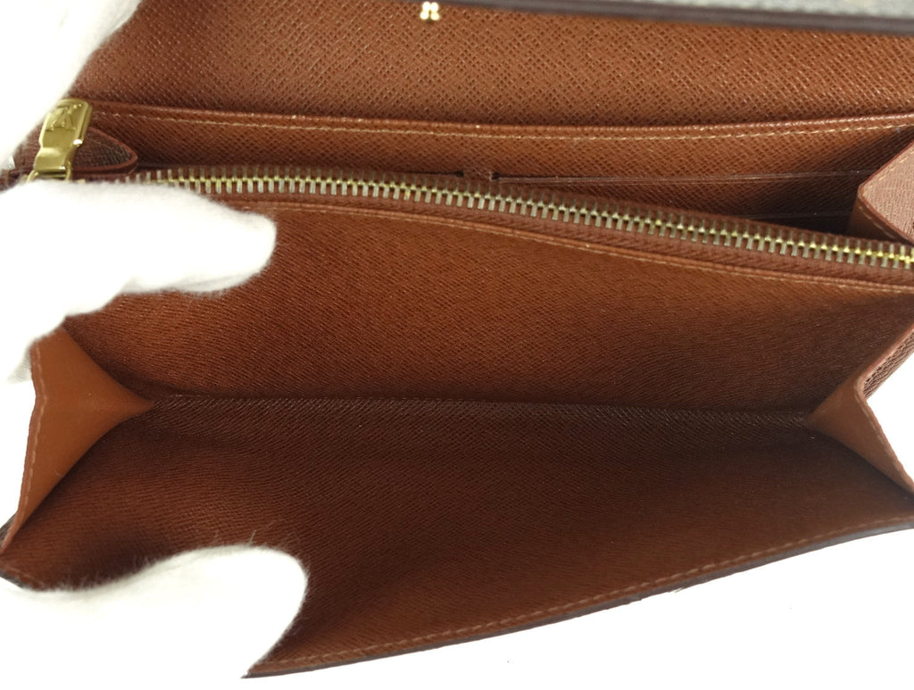 Louis Vuitto Sarah Monogram Canvas Wallet