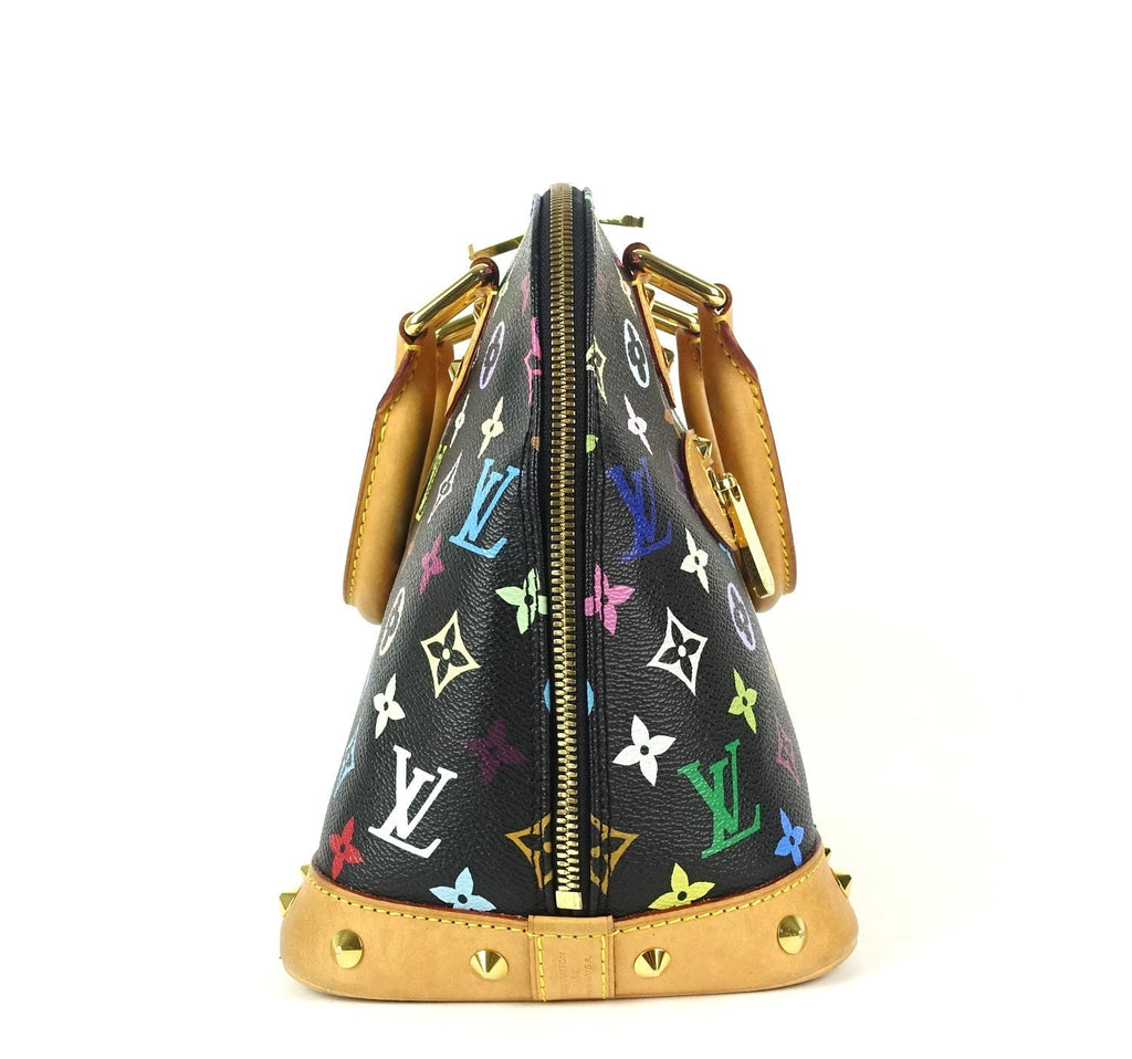 Louis Vuitto Alma Multicolor Monogram Canvas Handbag