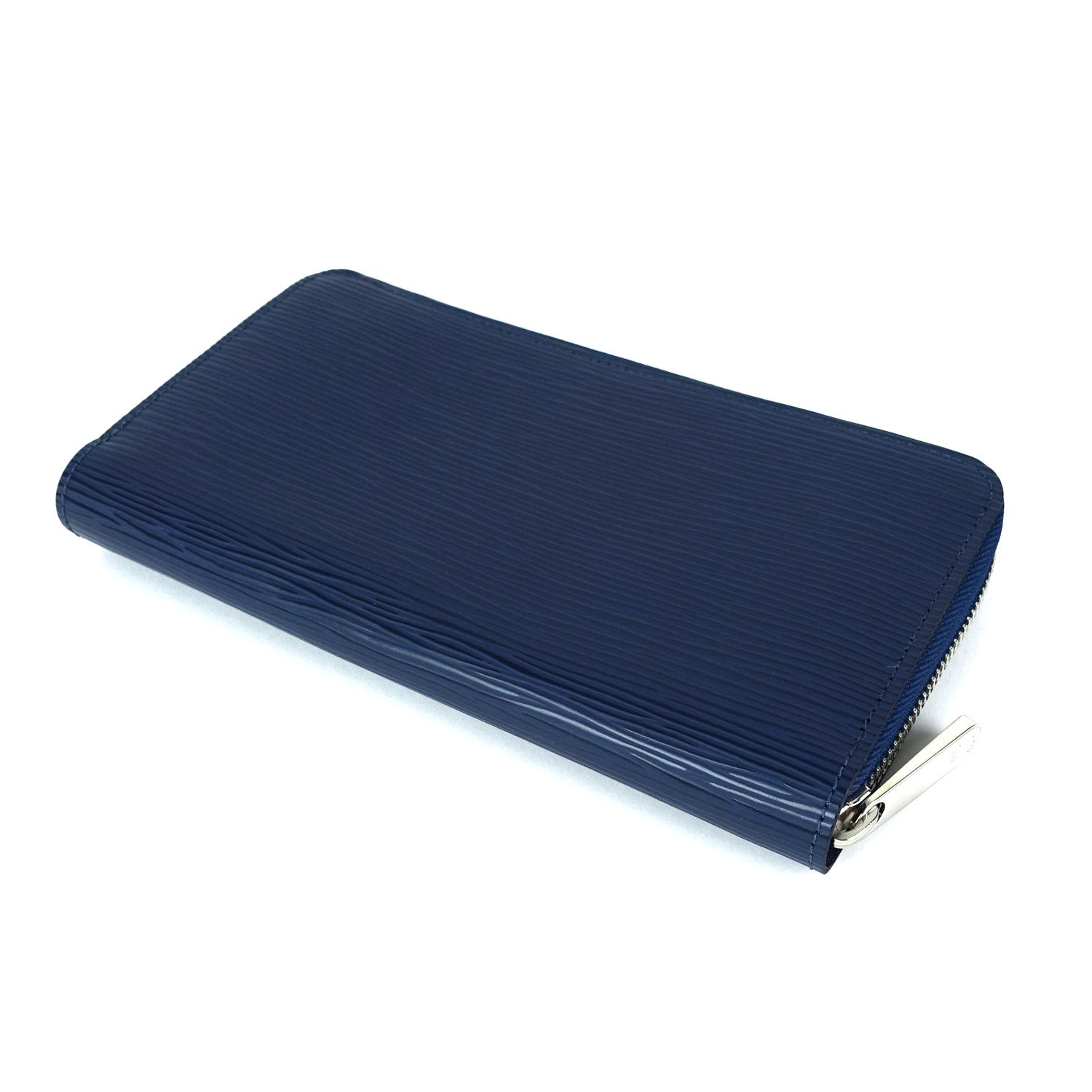 Louis Vuitto Zippy Navy Blue Epi Leather Wallet