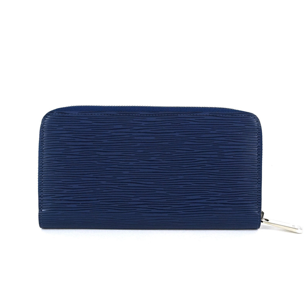 Louis Vuitto Zippy Navy Blue Epi Leather Wallet