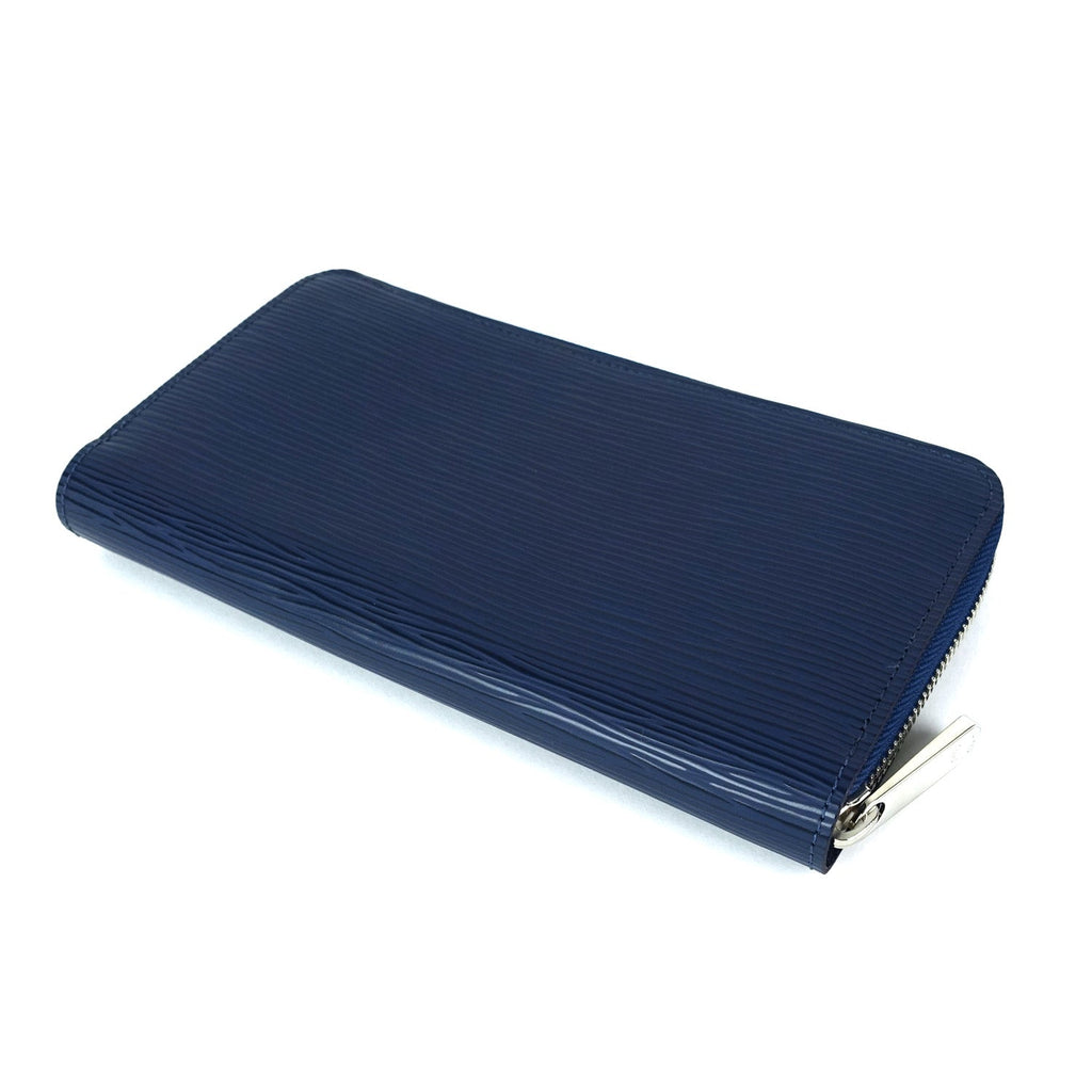 Louis Vuitto Zippy Navy Blue Epi Leather Wallet