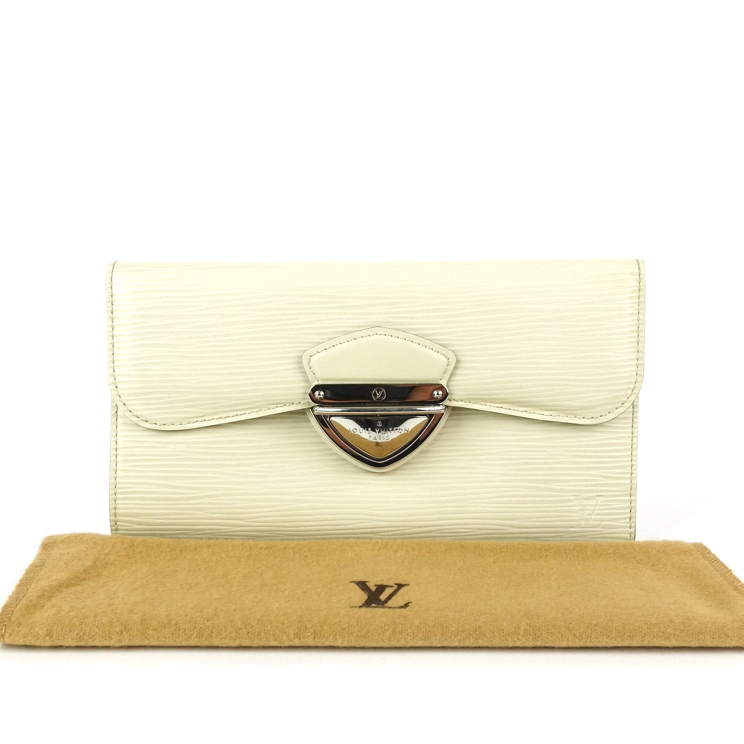 Louis Vuitto Eugenie Cream Epi Leather Wallet