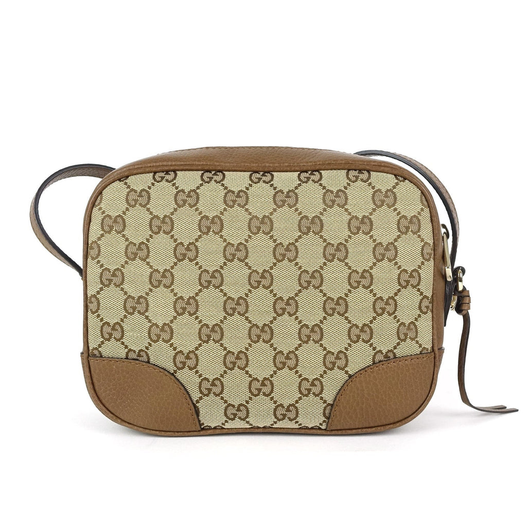 Gucci Bree Monogram Canvas Messenger Bag