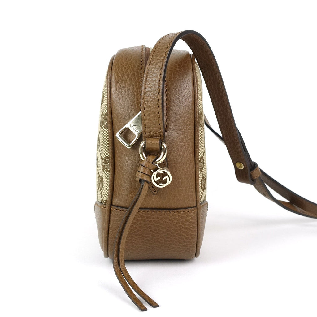 Gucci Bree Monogram Canvas Messenger Bag