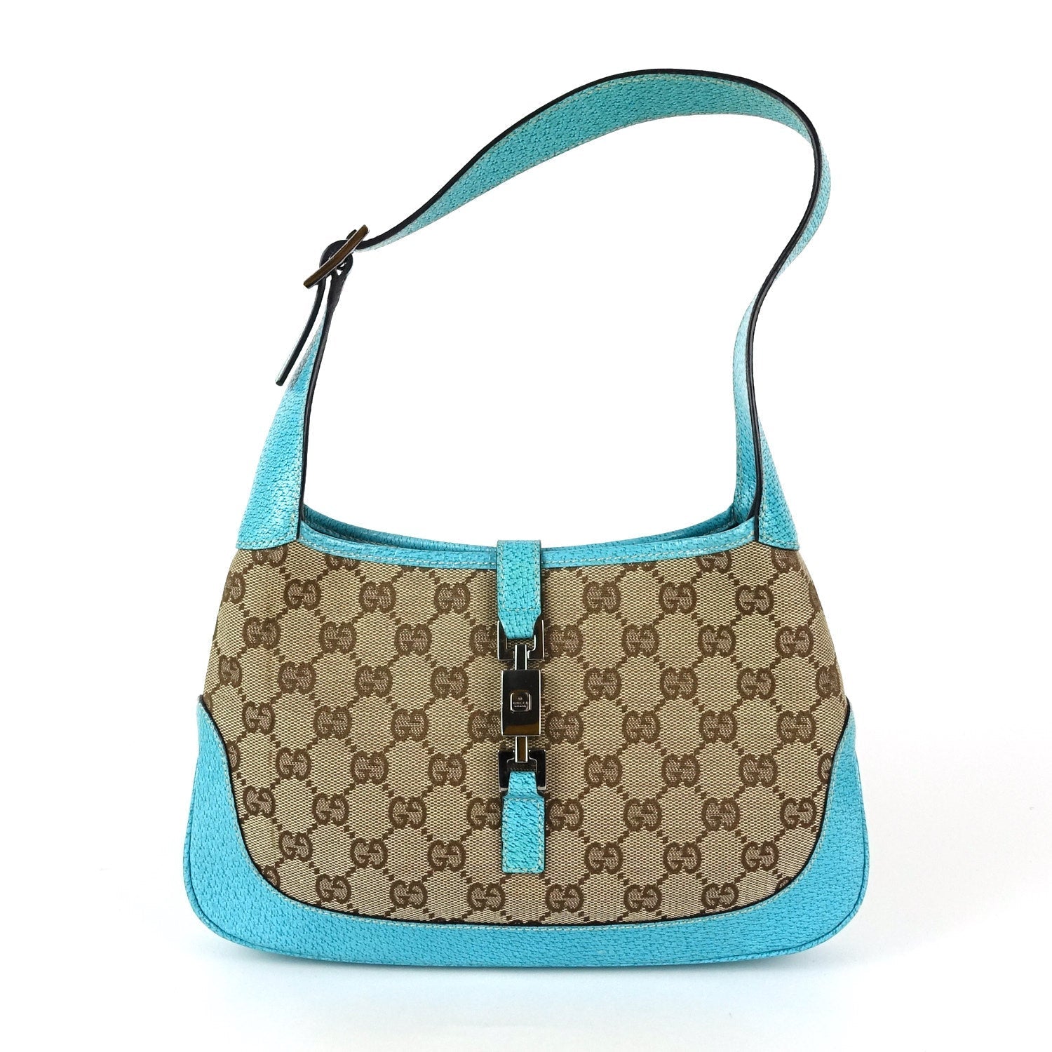 Gucci Jackie Monogram Canvas Shoulder Bag
