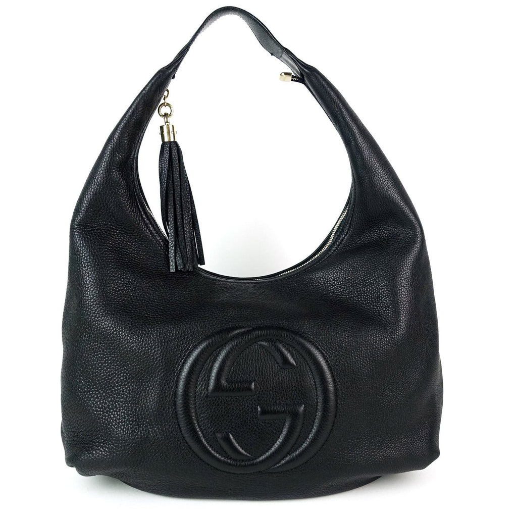 Gucci Soho Calf Leather Large Hobo Bag