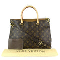 Louis Vuitto Pallas Monogram Canvas Handbag with Strap