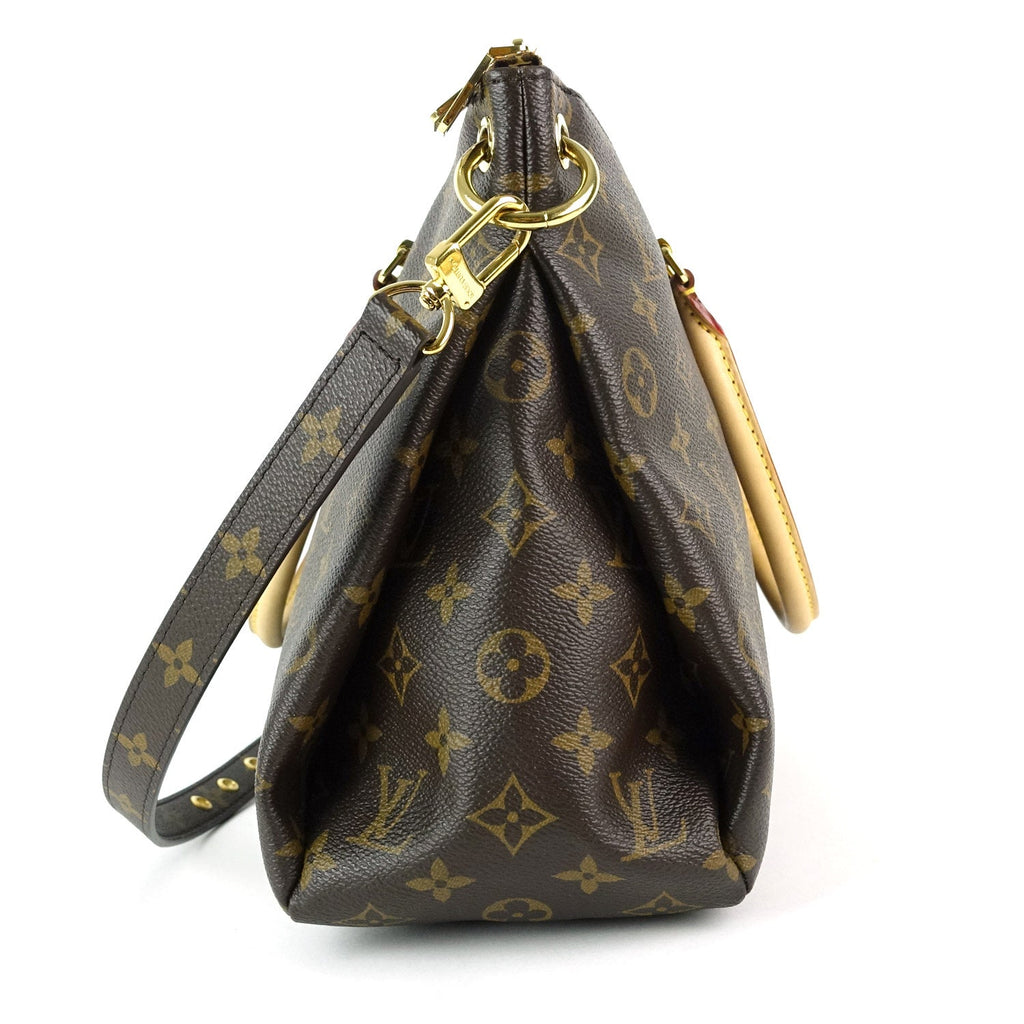 Louis Vuitto Pallas Monogram Canvas Handbag with Strap