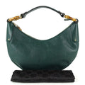 Gucci Leather Bamboo Ring Hobo Bag