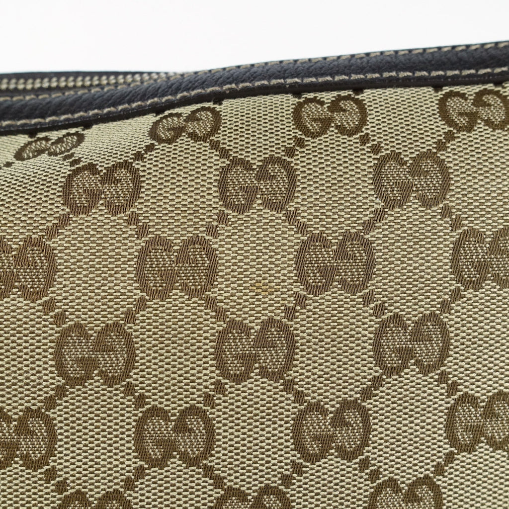 Gucci Monogram Canvas Hobo Bag