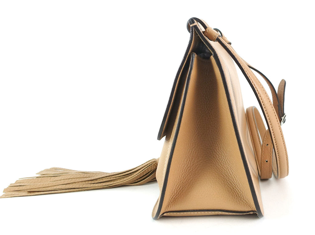 Gucci Bamboo Daily Flap Calf Leather Bag