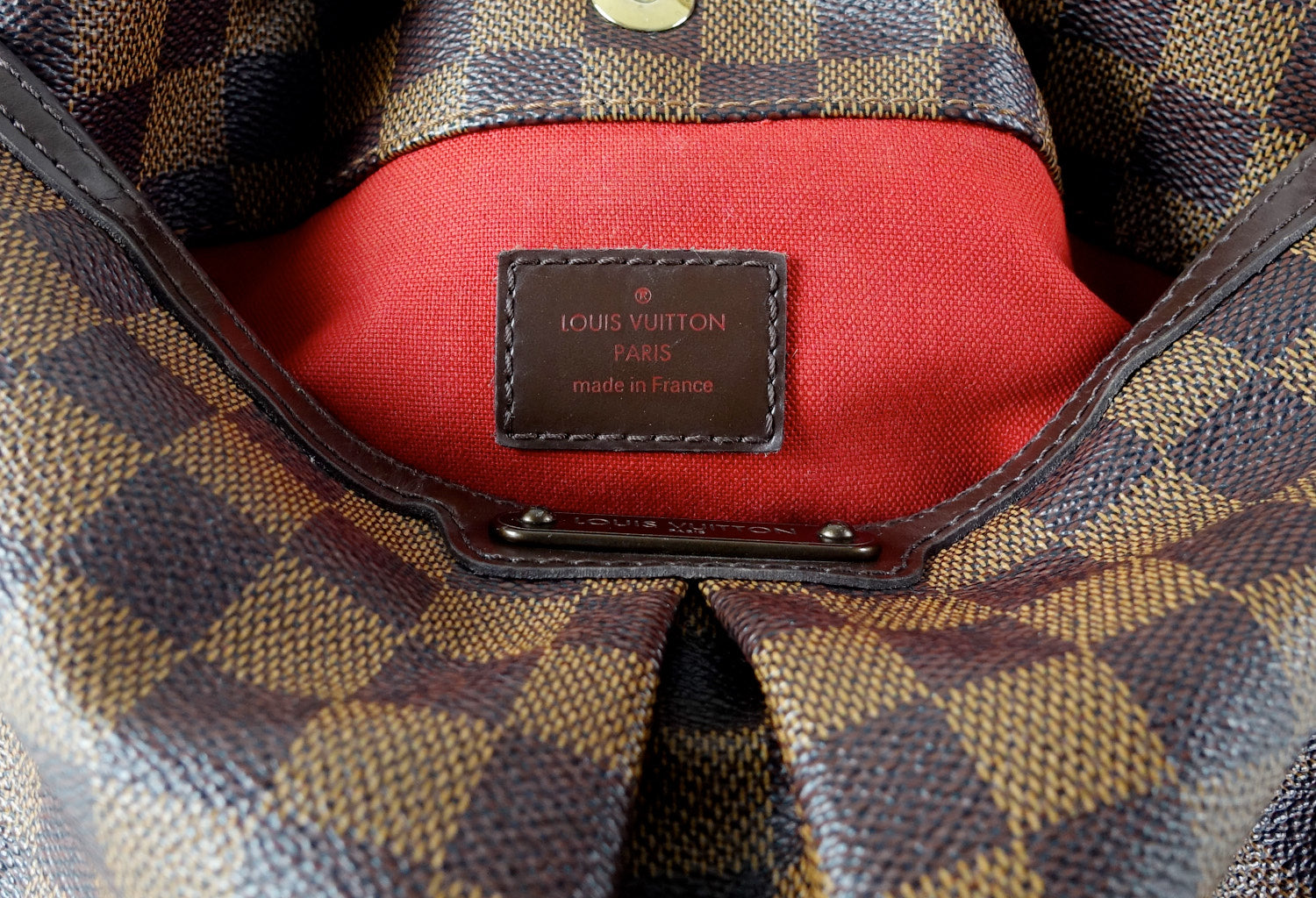 Louis Vuitto Bloomsbury PM Damier Ebene Canvas Bag