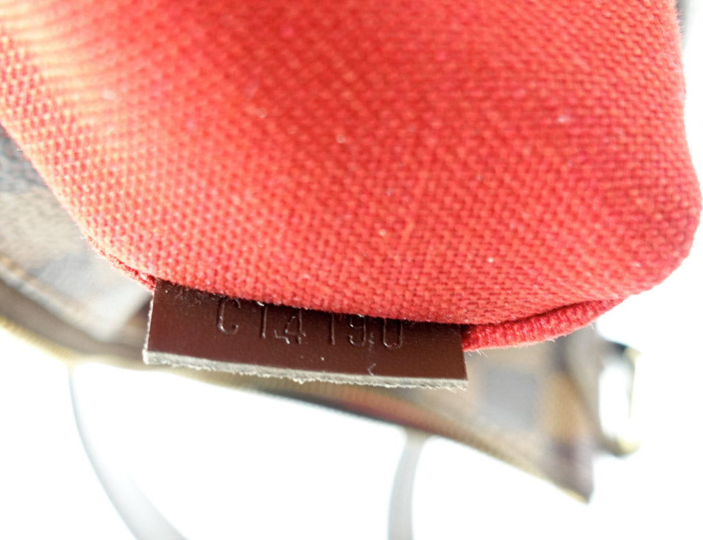 Louis Vuitto Bloomsbury PM Damier Ebene Canvas Bag