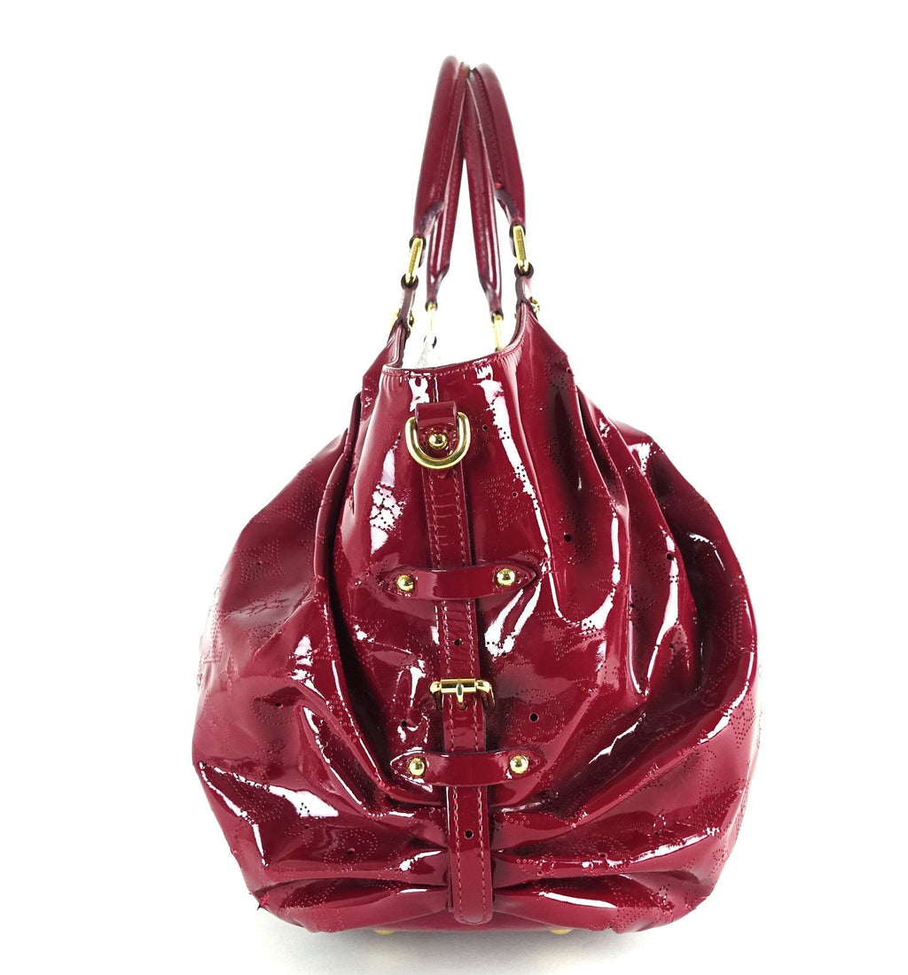 Louis Vuitto Surya Mahina Patent Leather Hobo Bag