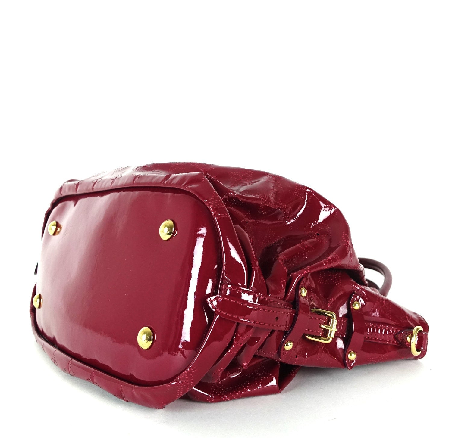 Louis Vuitto Surya Mahina Patent Leather Hobo Bag