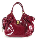 Louis Vuitto Surya Mahina Patent Leather Hobo Bag