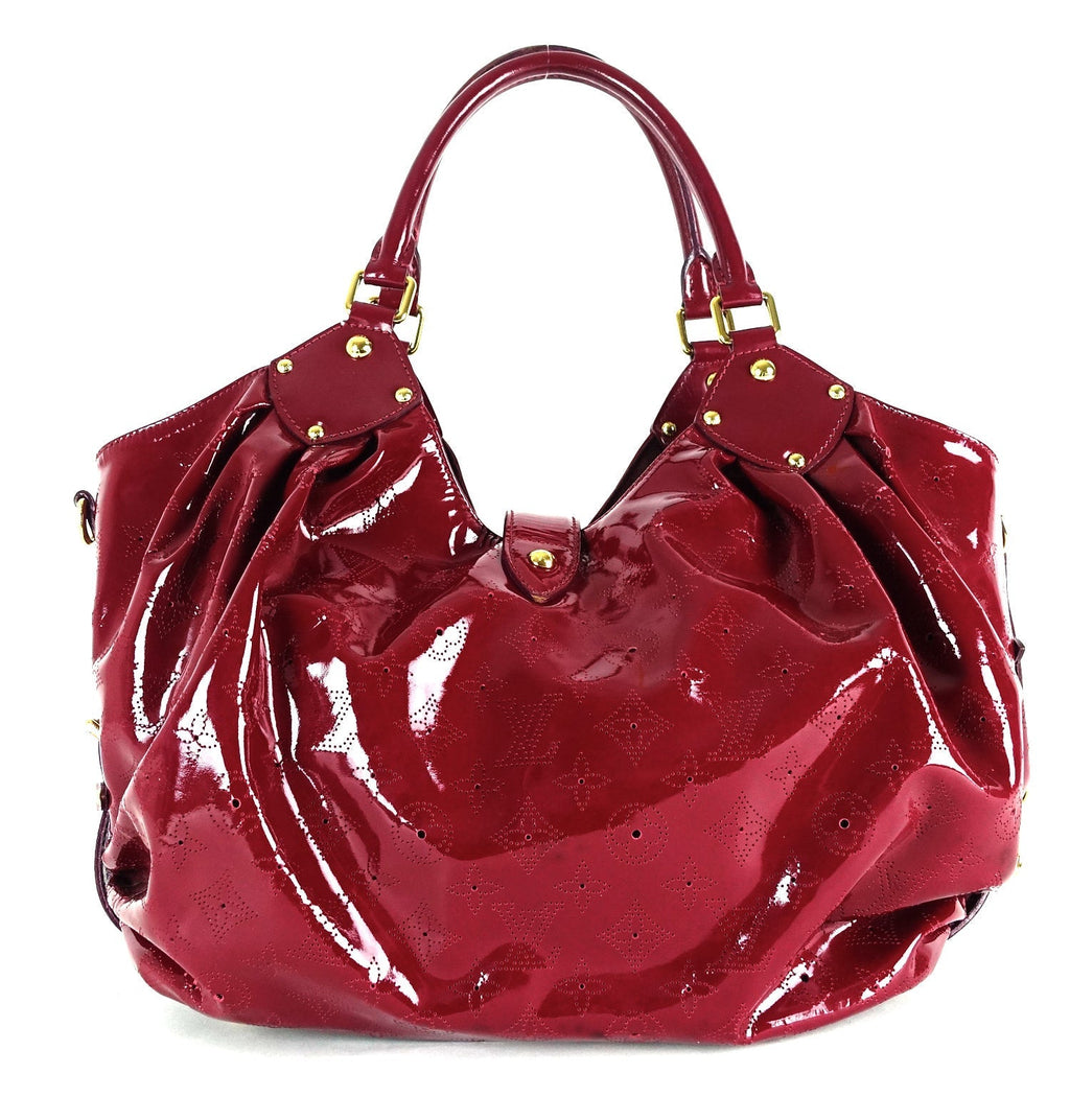 Louis Vuitto Surya Mahina Patent Leather Hobo Bag