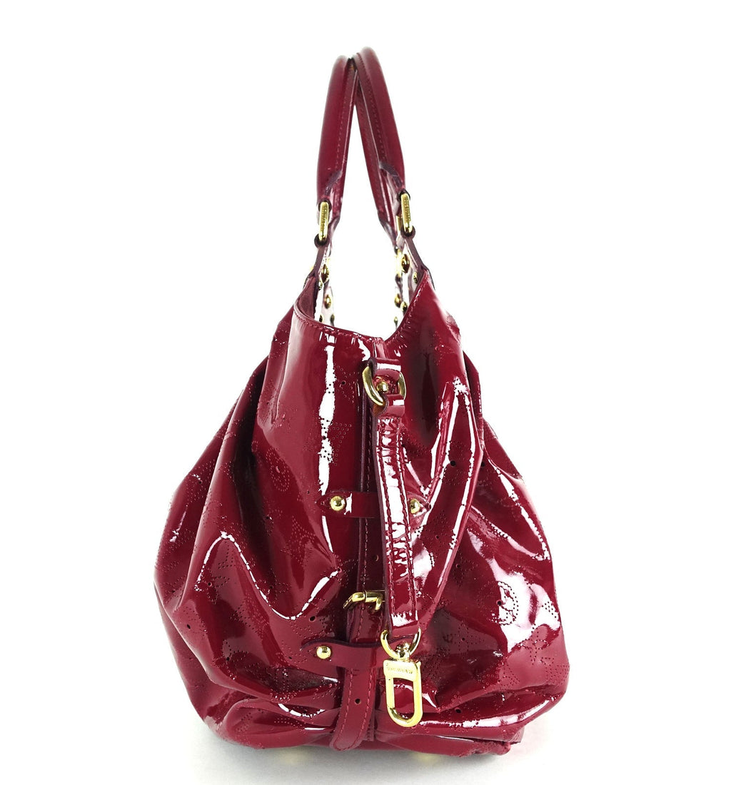 Louis Vuitto Surya Mahina Patent Leather Hobo Bag