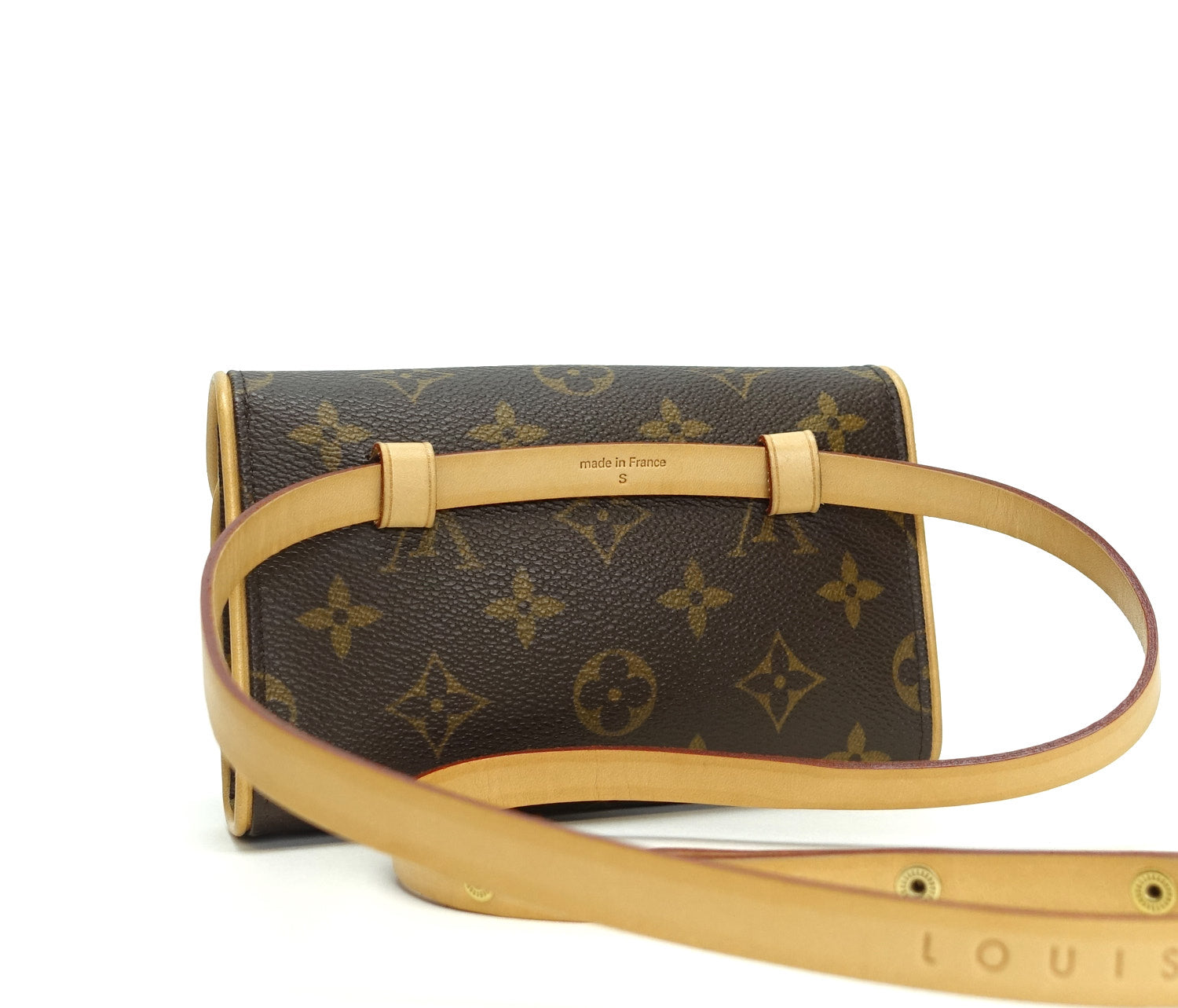 Louis Vuitto Pochette Florentine Small Monogram Canvas Waist Bag