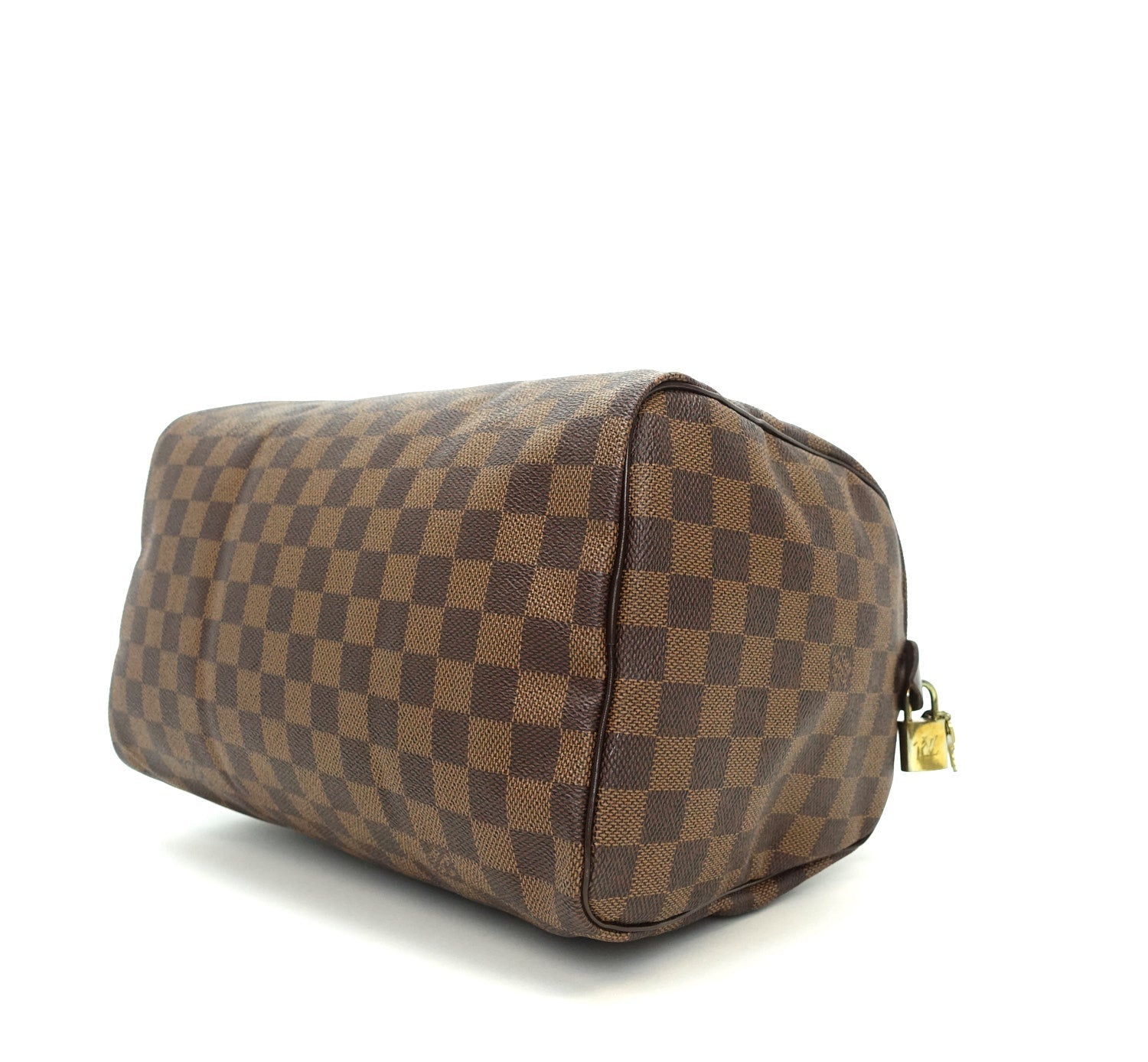 Louis Vuitto Speedy 30 Damier EbÃ¨ne Canvas Handbag