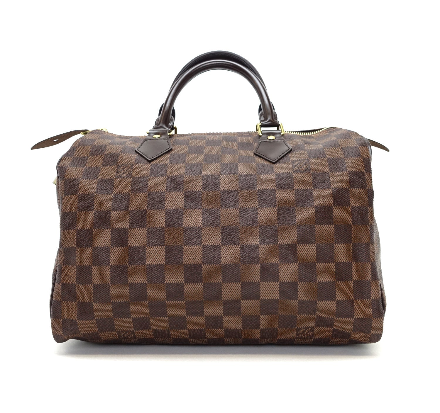 Louis Vuitto Speedy 30 Damier EbÃ¨ne Canvas Handbag