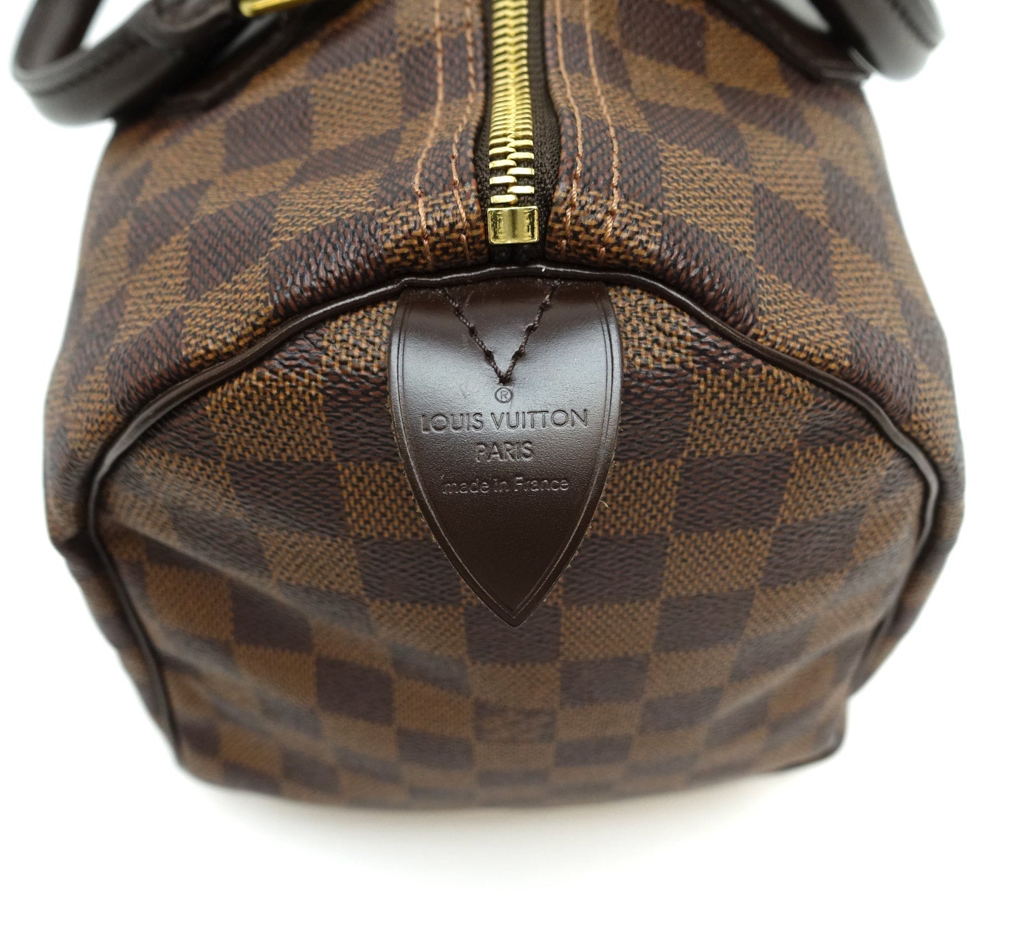 Louis Vuitto Speedy 30 Damier EbÃ¨ne Canvas Handbag