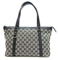 Gucci Abbey Monogram Canvas Zip Tote Bag