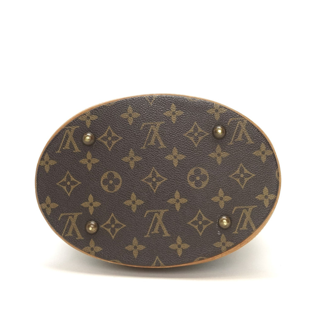 Louis Vuitto Petit Bucket Monogram Canvas Tote Bag
