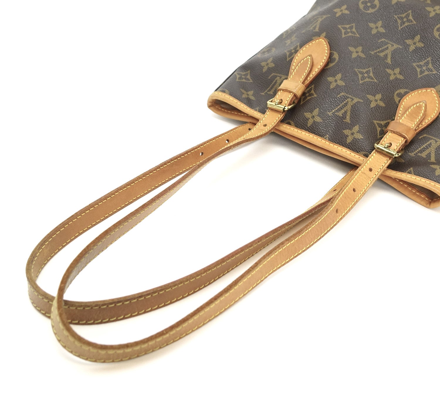 Louis Vuitto Petit Bucket Monogram Canvas Tote Bag