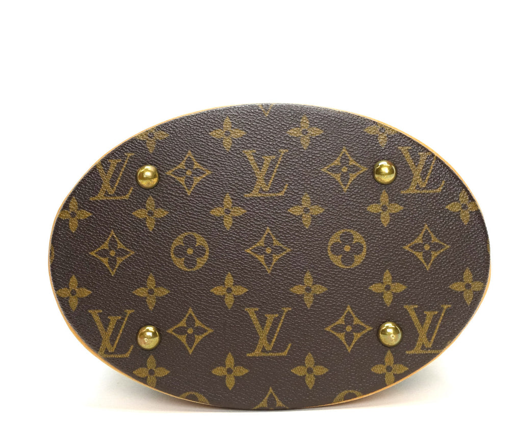 Louis Vuitto Petit Bucket Monogram Canvas Tote Bag