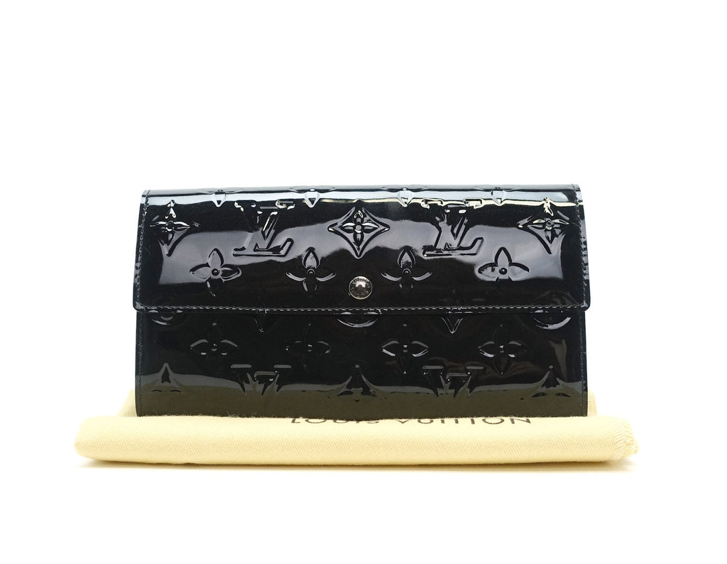 Louis Vuitto Sarah Monogram Vernis Leather Wallet