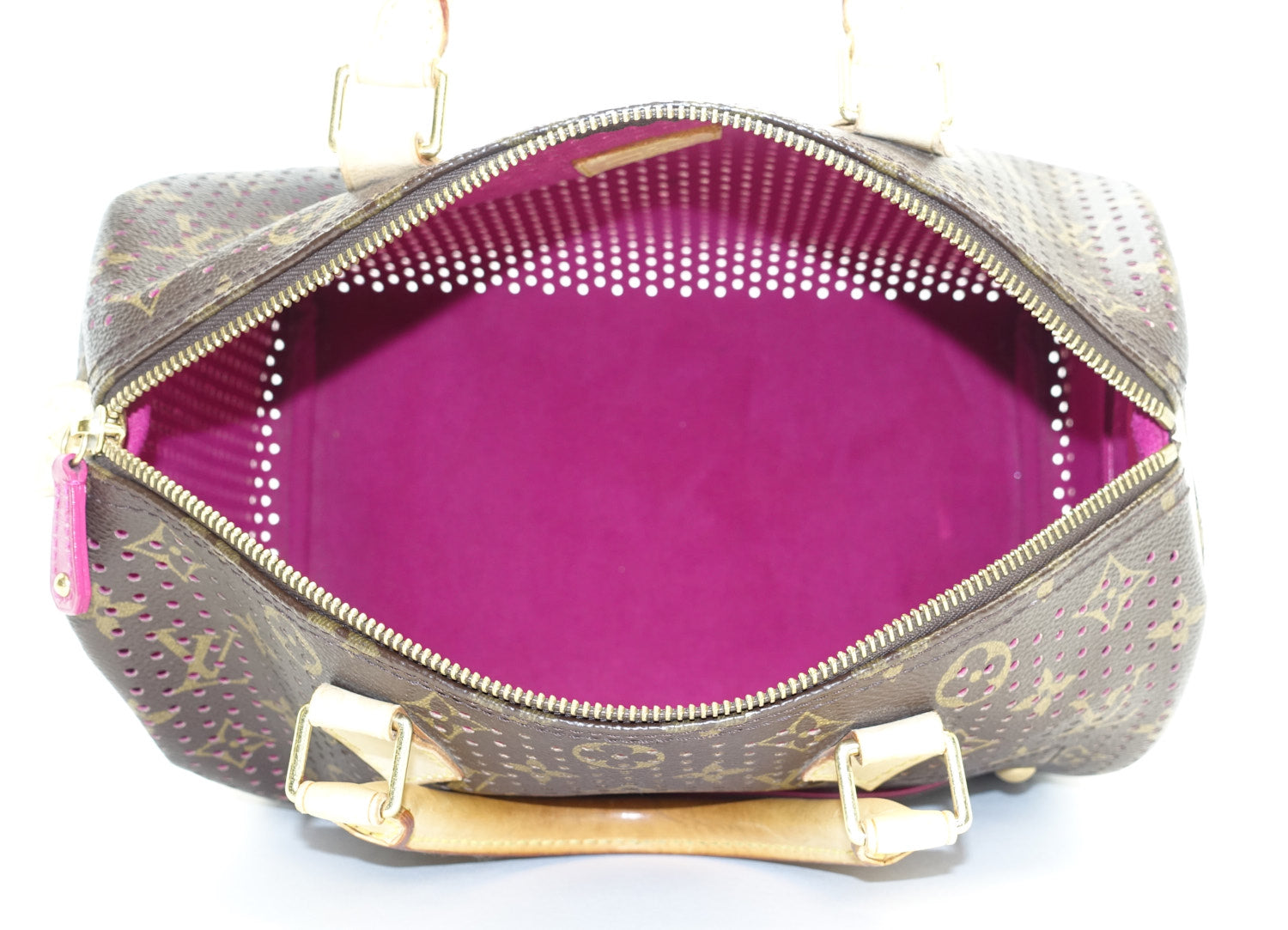 Louis Vuitto Speedy 30 Perforated Monogram Canvas 2006 Limited Edition Bag
