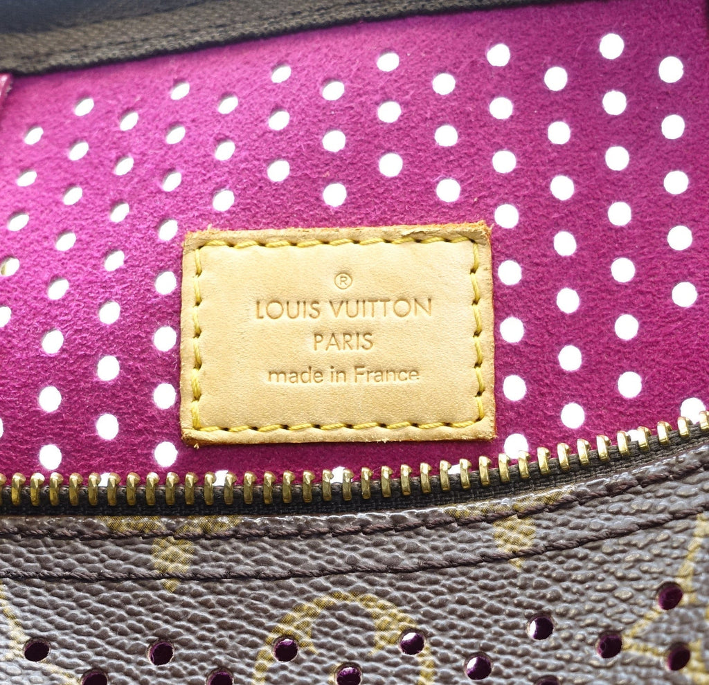 Louis Vuitto Speedy 30 Perforated Monogram Canvas 2006 Limited Edition Bag