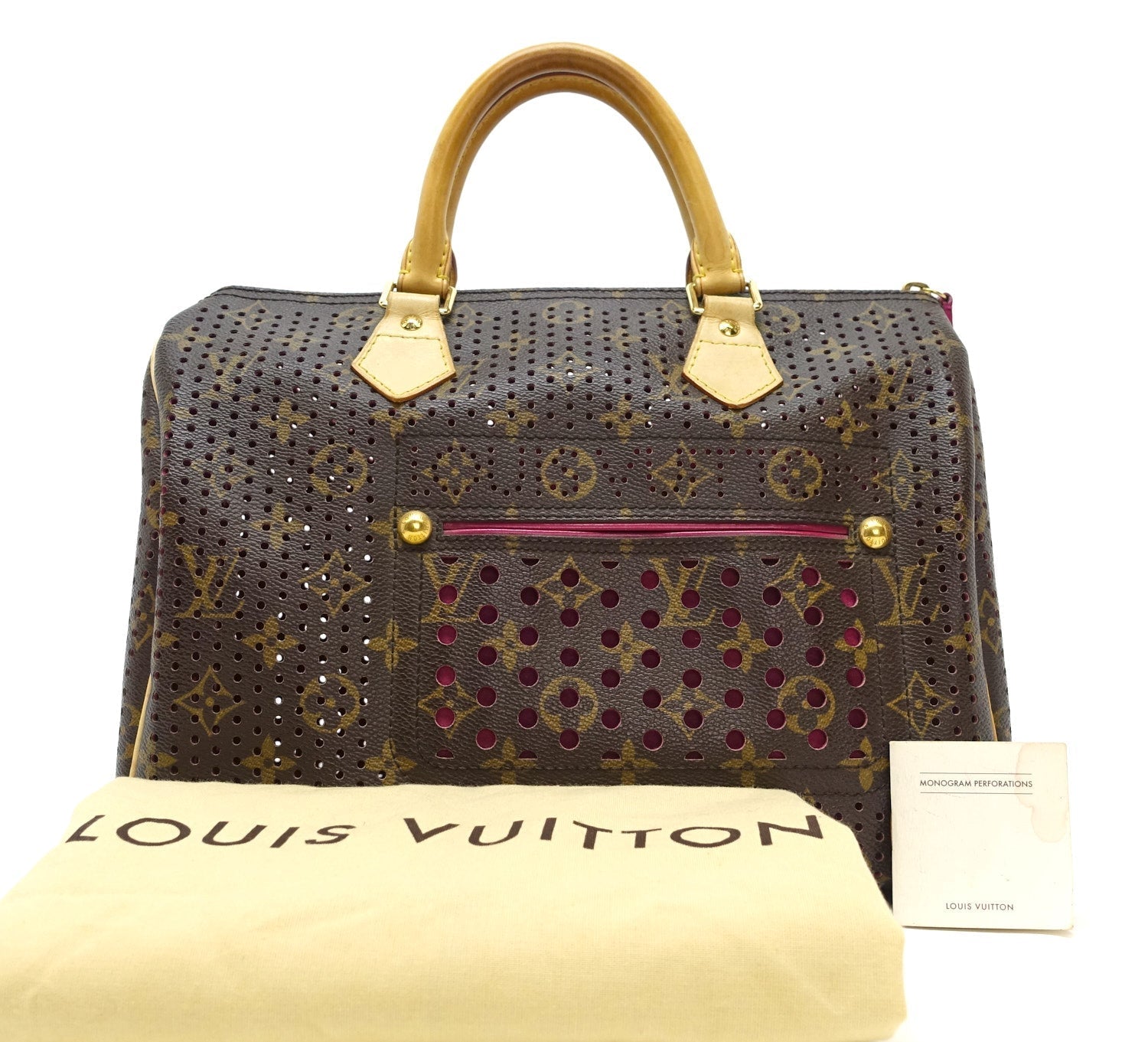 Louis Vuitto Speedy 30 Perforated Monogram Canvas 2006 Limited Edition Bag