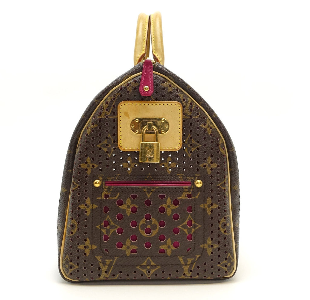 Louis Vuitto Speedy 30 Perforated Monogram Canvas 2006 Limited Edition Bag