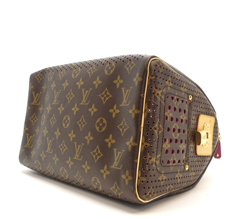 Louis Vuitto Speedy 30 Perforated Monogram Canvas 2006 Limited Edition Bag