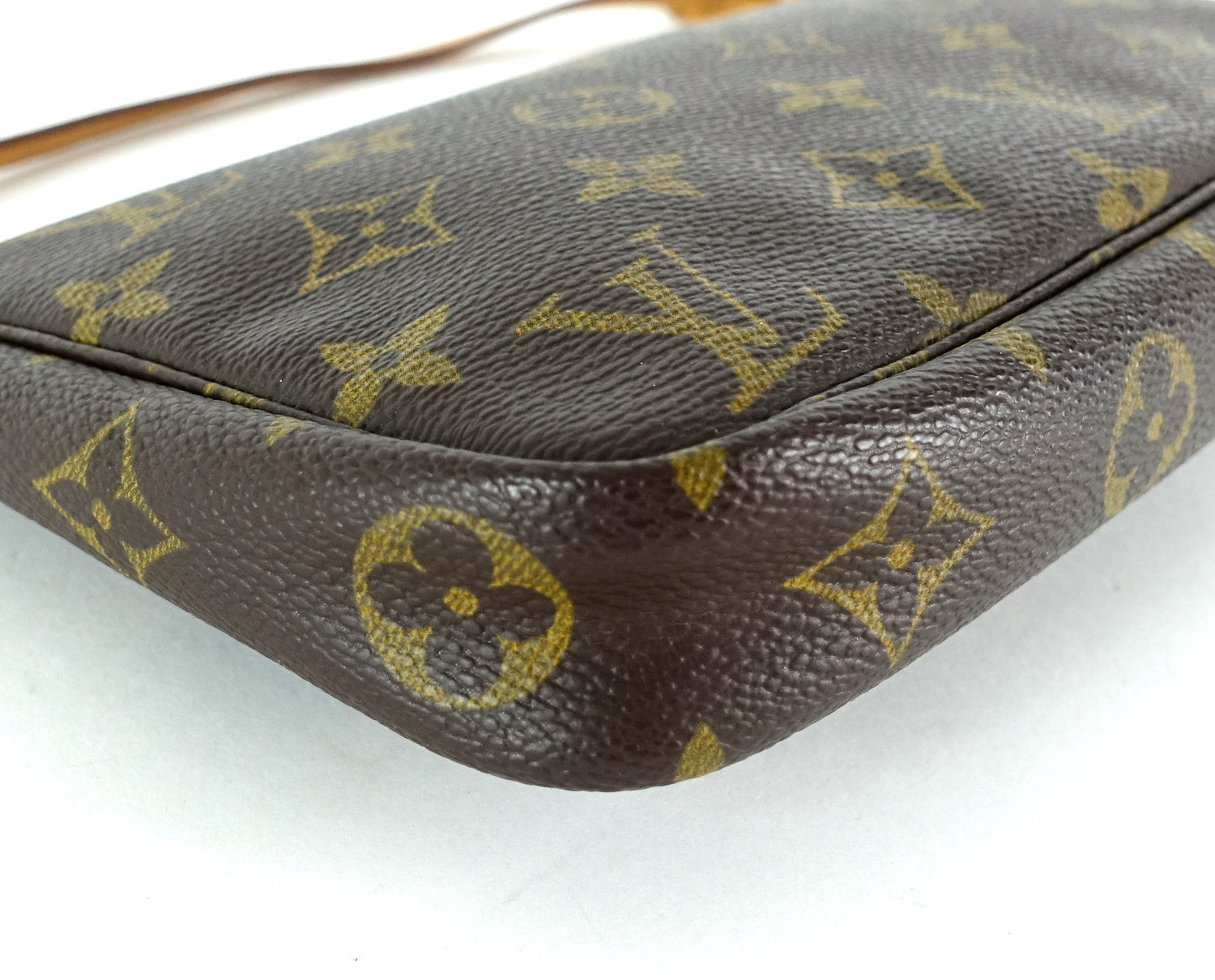 Louis Vuitto Pochette Accessoires Monogram Canvas Evening Bag