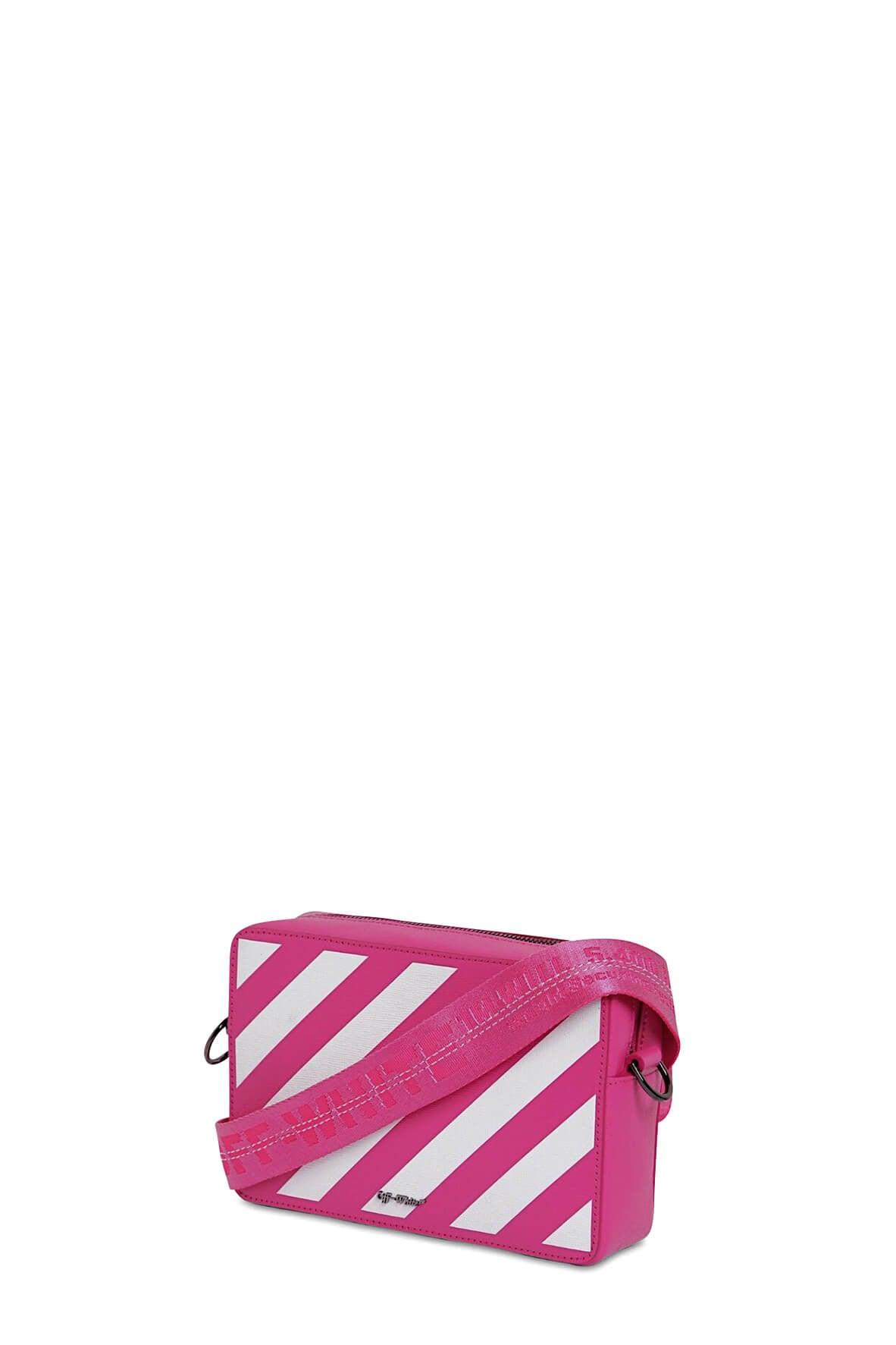 Diagonal Stripes Fannypack Pink