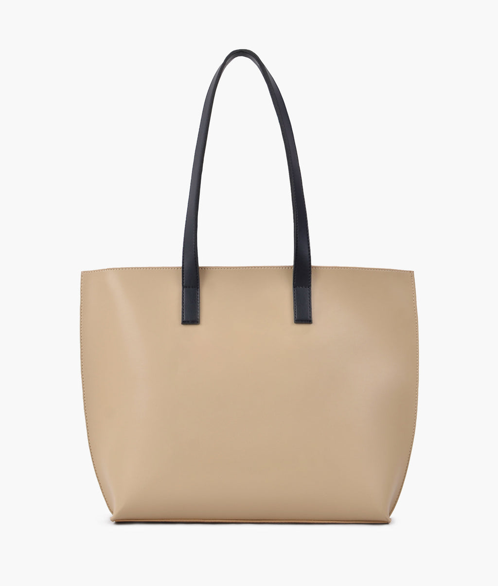 Off-white long handle tote bag