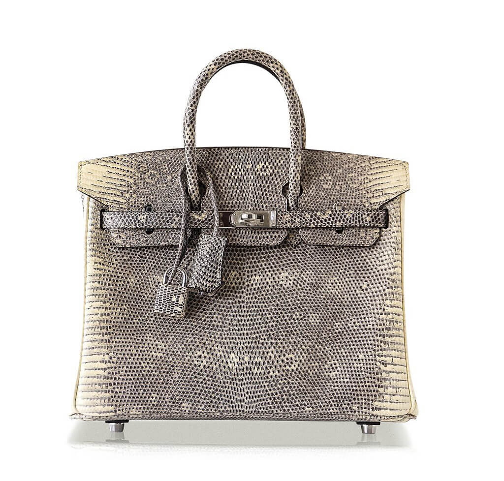HermÃƒÆ’Ã‚Â¨s Birkin 25 Ombre Lizard Bag PHW