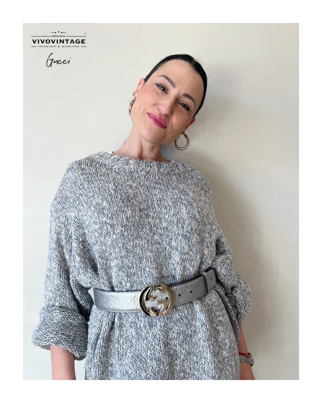 Cintura Gucci GG Tg 40
