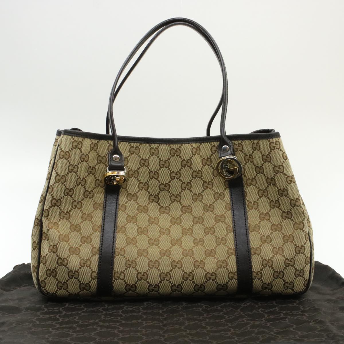 GUCCI Interlocking GG Canvas Tote Bag Beige 232957520981 pg1427