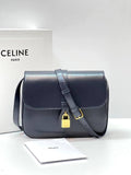 CELINE MEDIUM TABOU IN SMOOTH Blue Calfskin