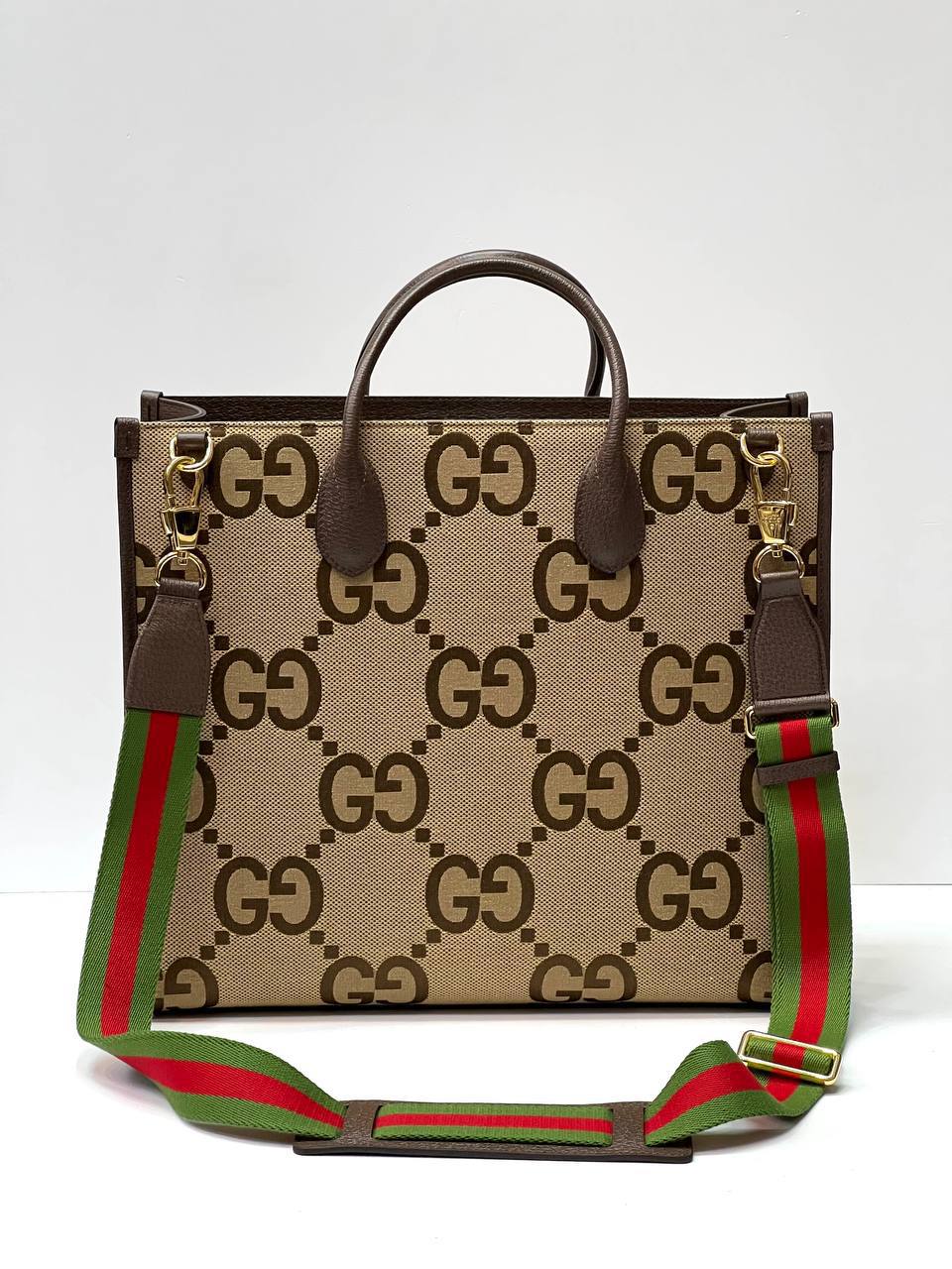 Tote bag with jumbo GG