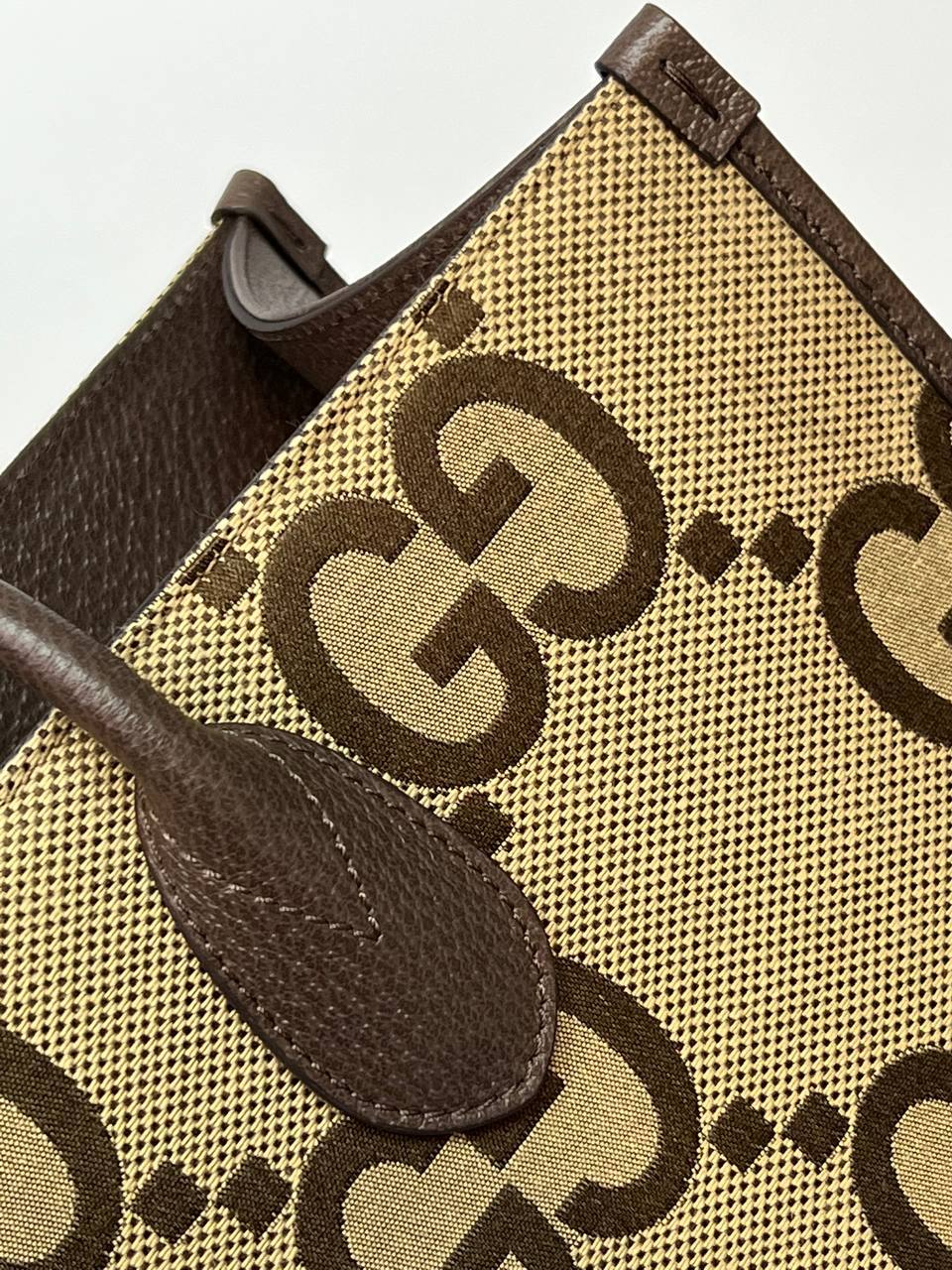 Tote bag with jumbo GG