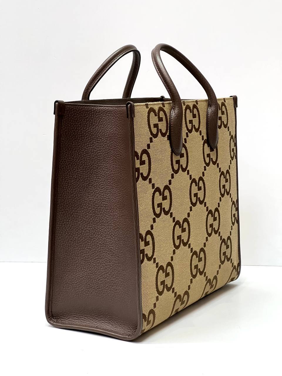 Tote bag with jumbo GG